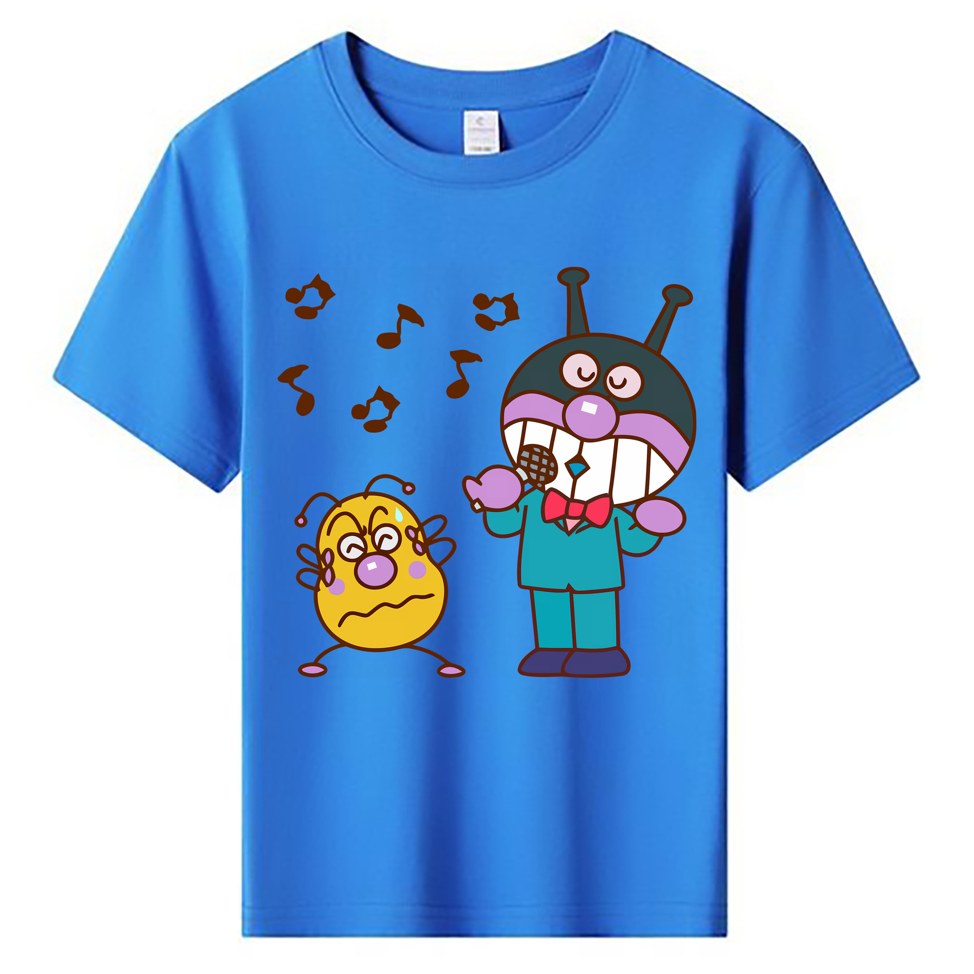 （画像用） アンパンマン Anpanman 綿100％キッズTシャツ（フロントプリント）